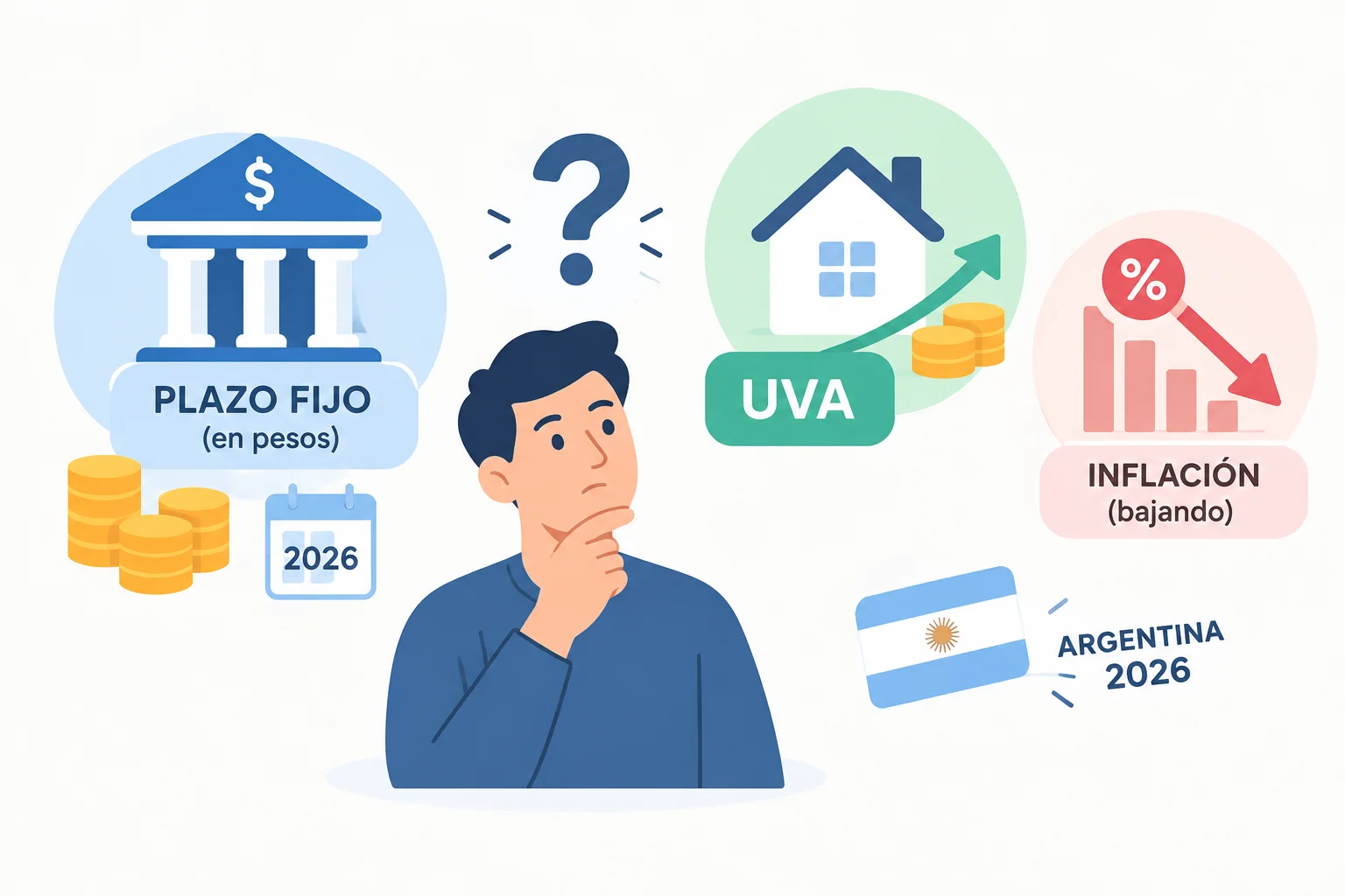 ¿Conviene un Plazo Fijo UVA con la Inflación Bajando en Argentina? (2026)