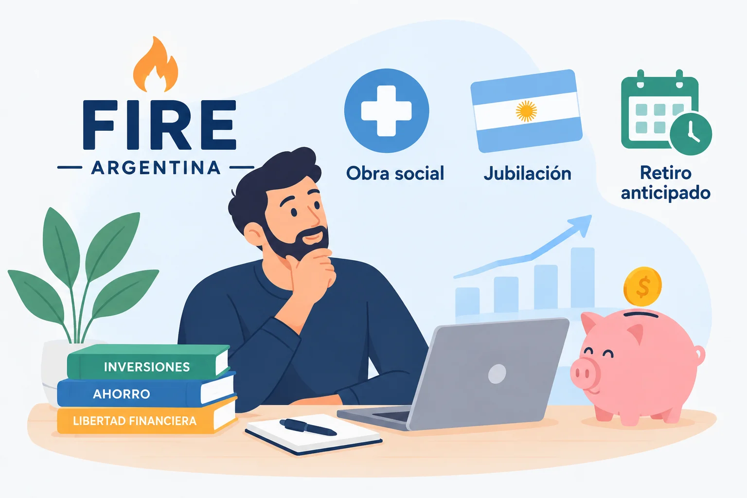 FIRE en Argentina: Qué Pasa con tu Obra Social y tu Jubilación si te Retirás Antes de Tiempo